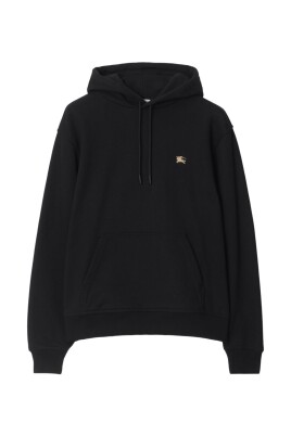 black-sweater-with-hood-and-pouch
