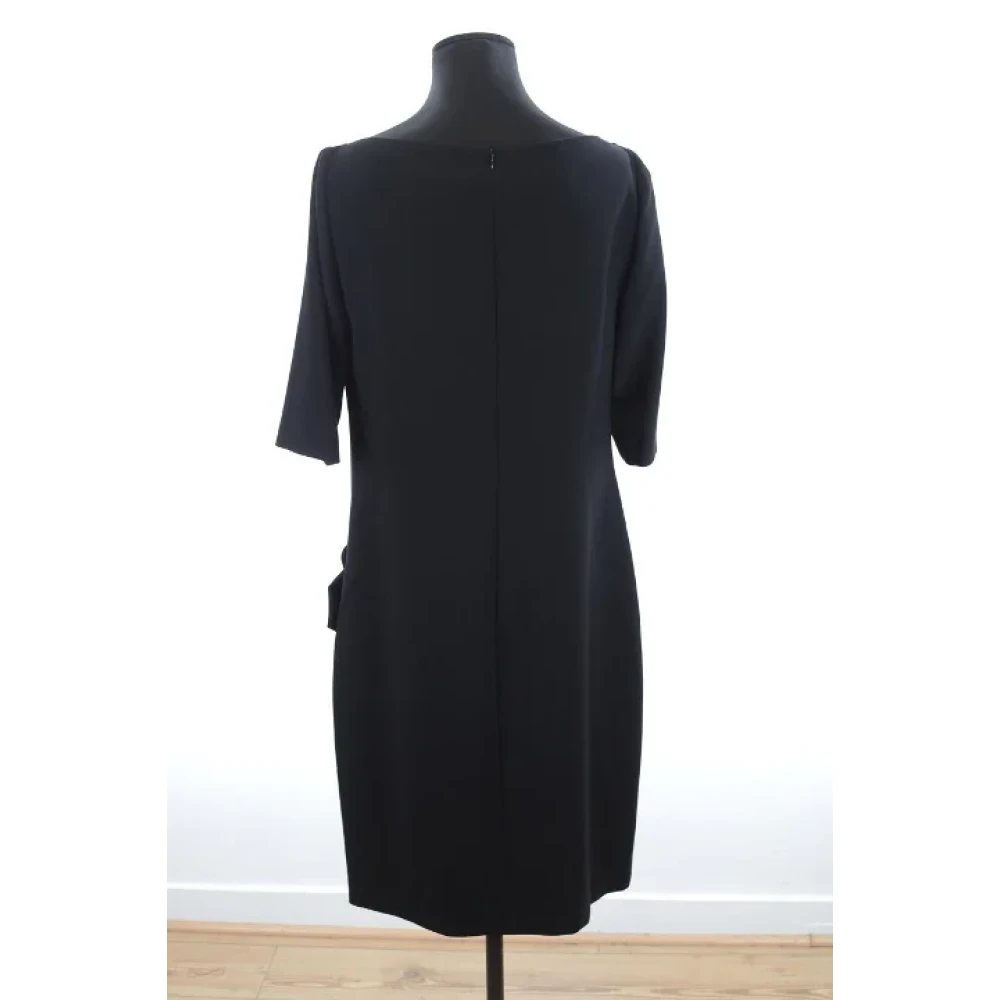 Burberry Vintage Pre-owned Silk dresses Black Dames