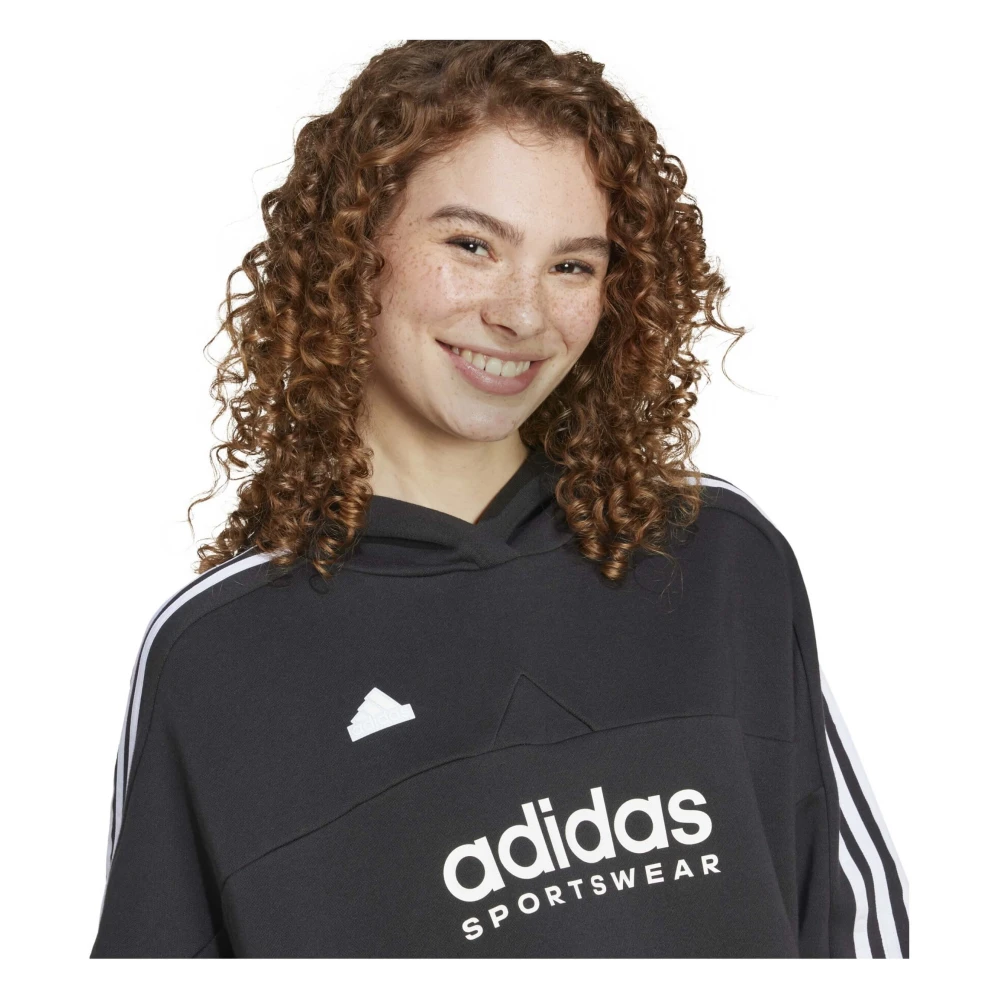 Adidas Tiro Cut 3-Stripes Hoodie Black Dames