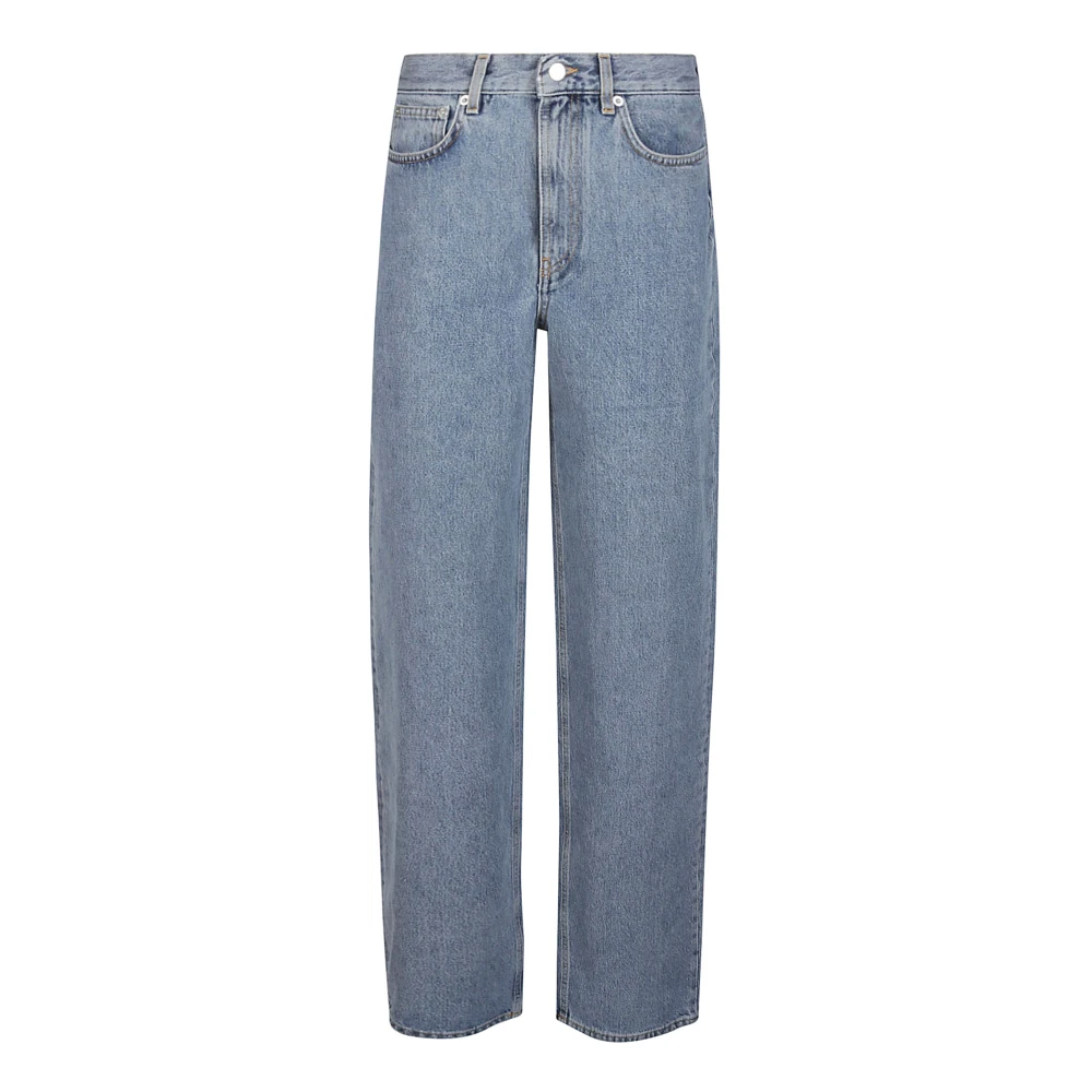 Loulou Studio Straight Jeans Blue Dames