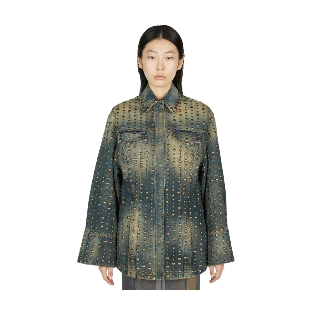 Jackets > Denim Jackets - - Blumarine - Modalova