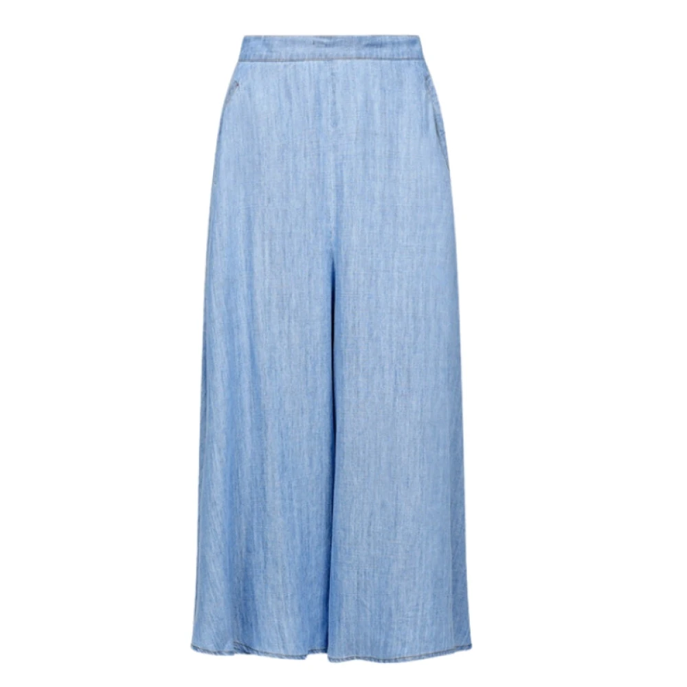 Mes Demoiselles Denim Culottes met Onzichtbare Rits Blue Dames