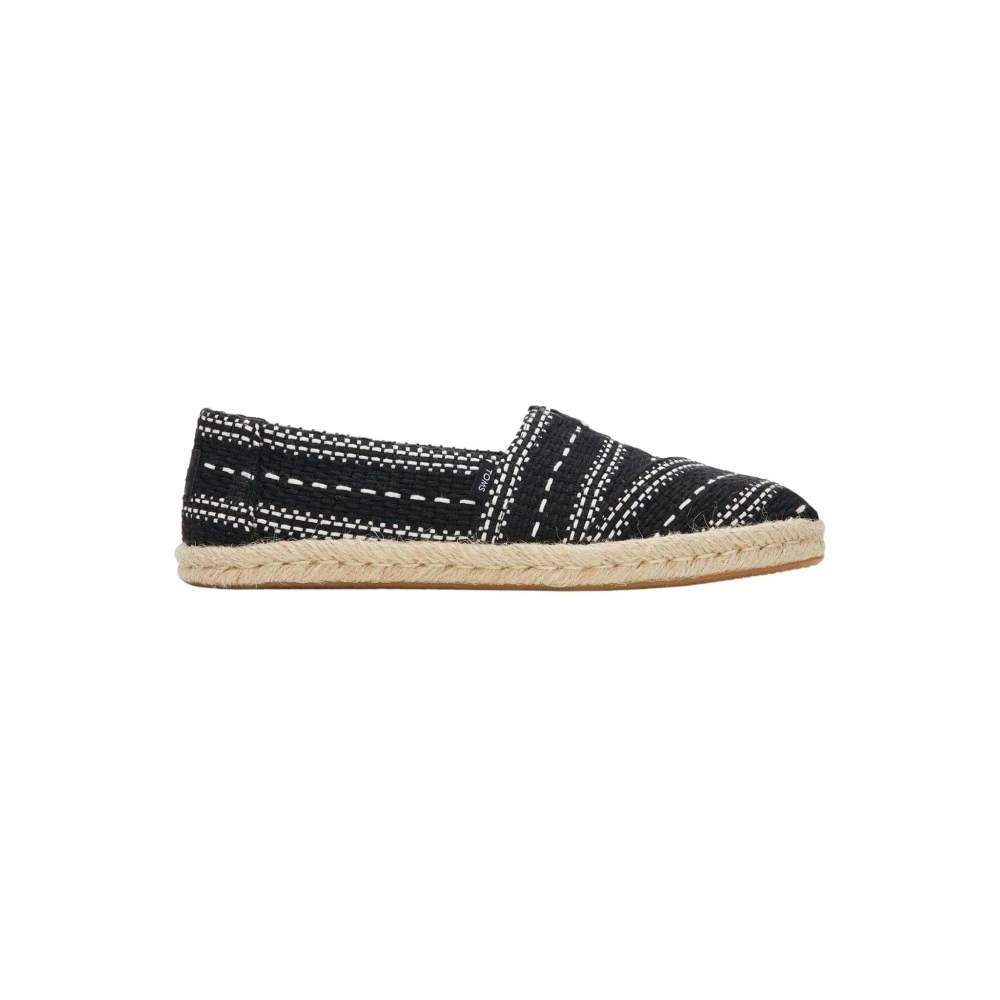 Toms Svarta Snörskor Black, Dam