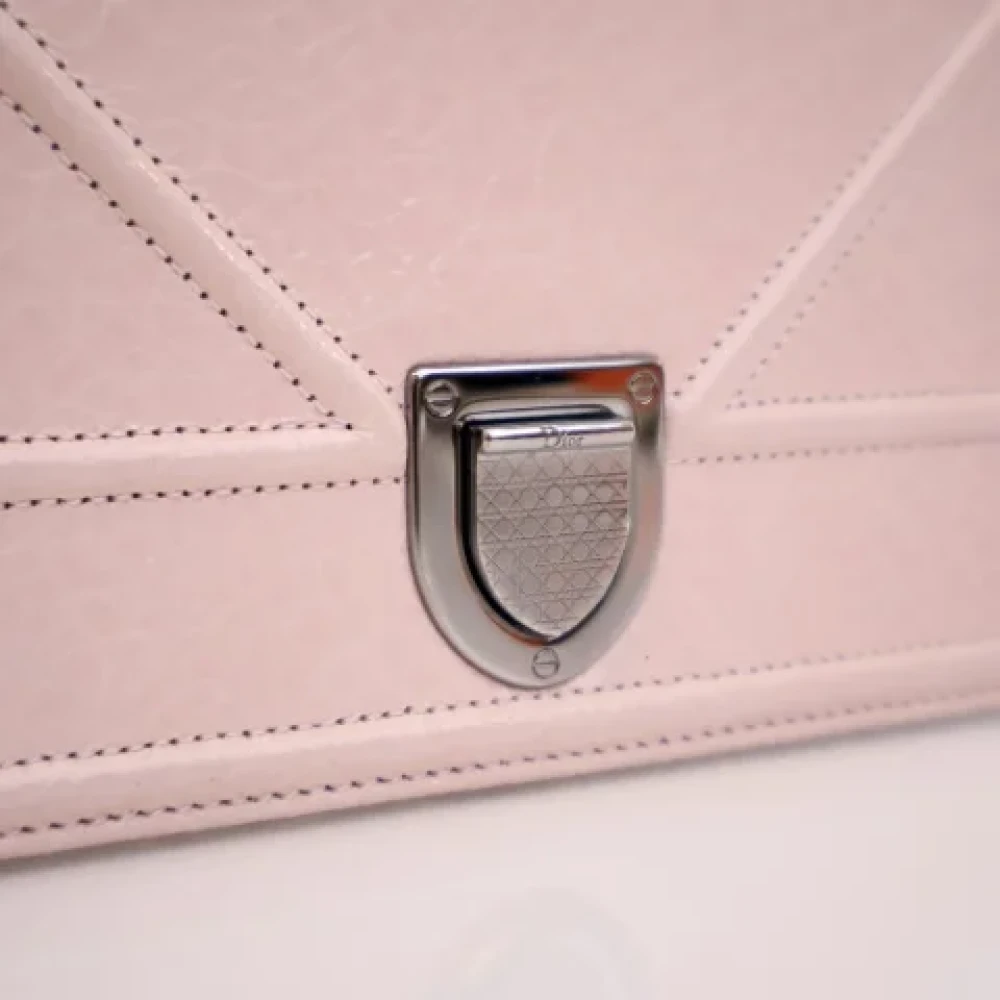 Dior Vintage Pre-owned Leather dior-bags Pink Dames