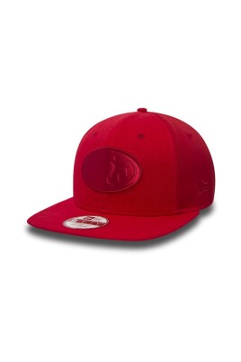 red-embossed-snapback-cap