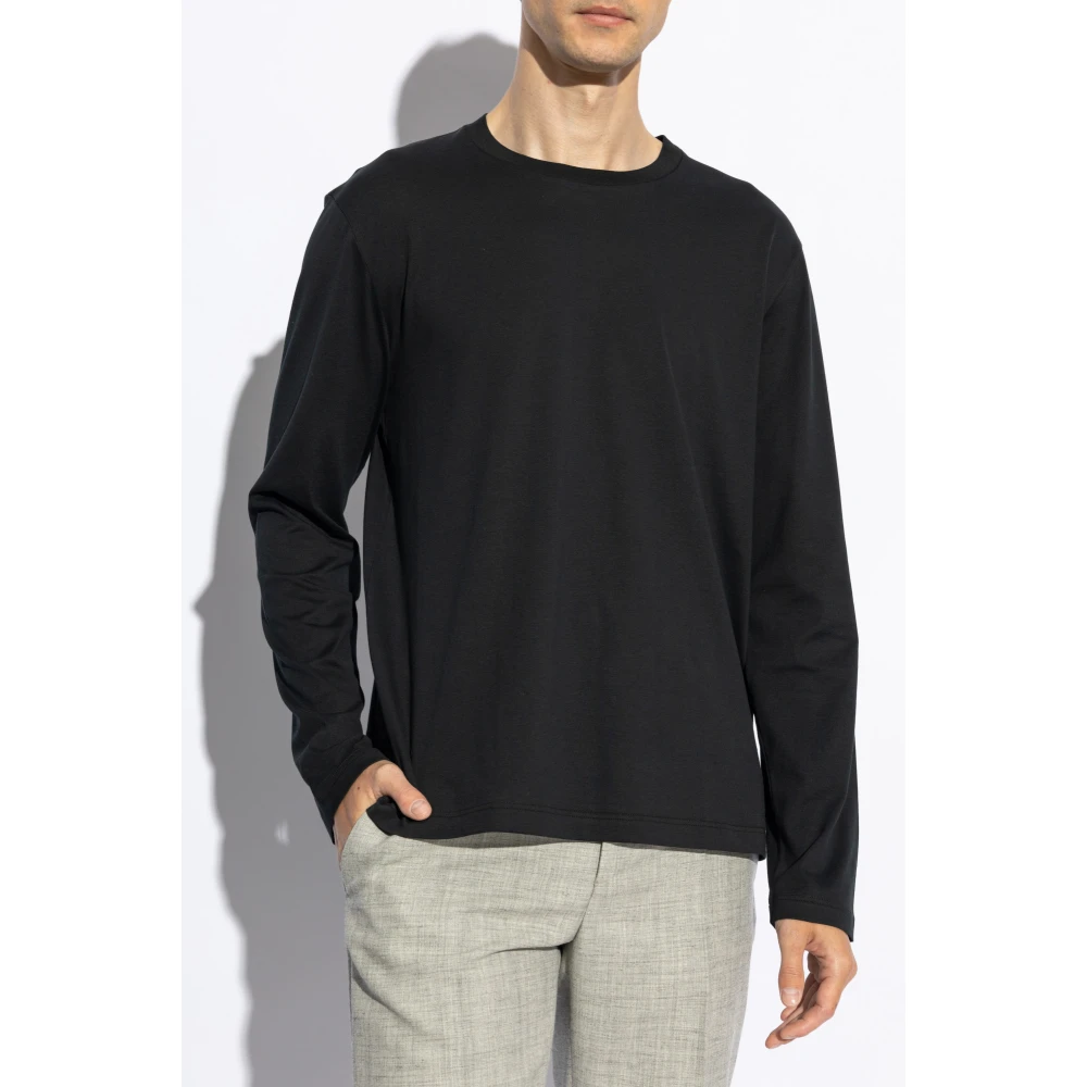 Brioni Lange mouwen T-shirt Black Heren