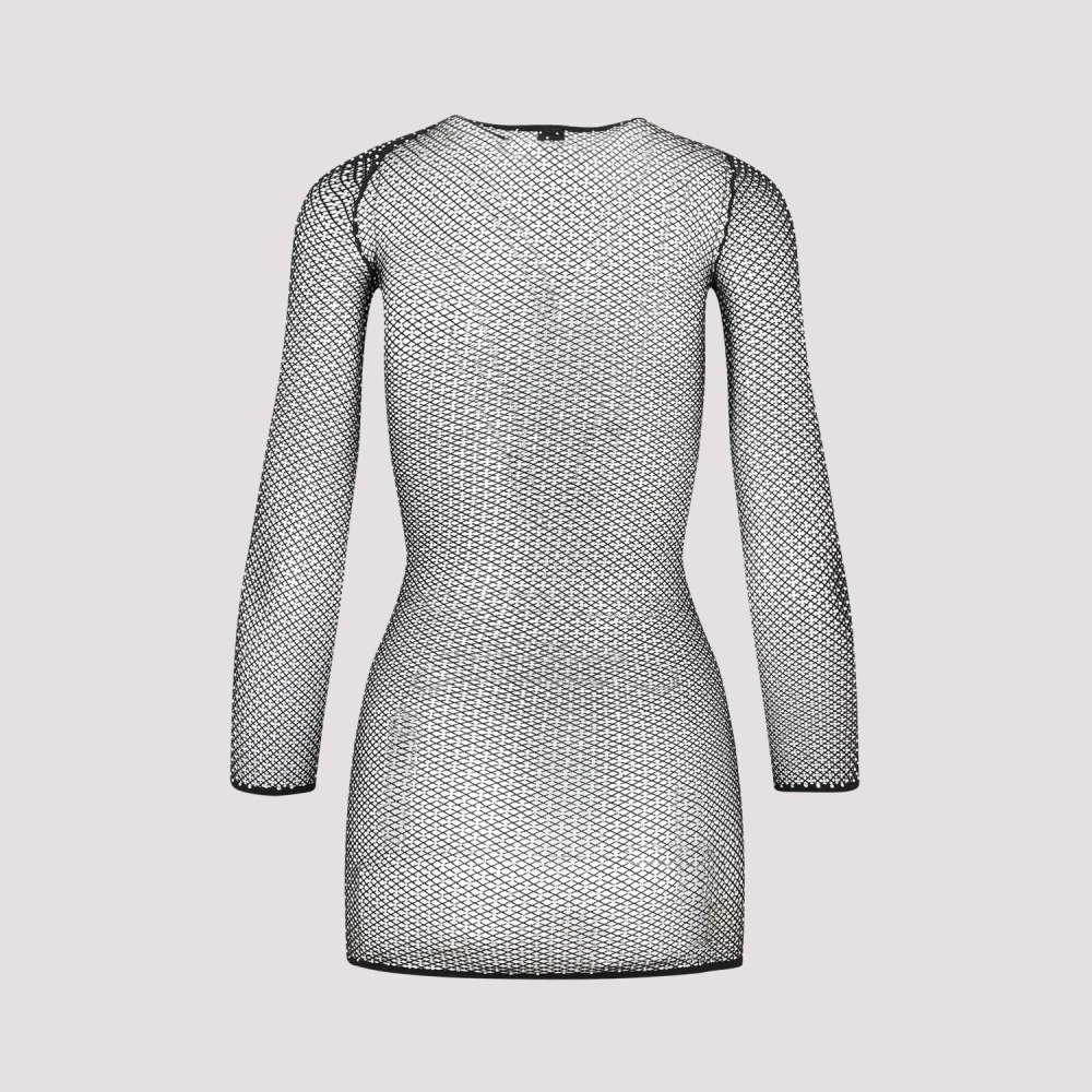 Balenciaga Kristal Mesh Zwart Topkleding Aw23 Black Dames