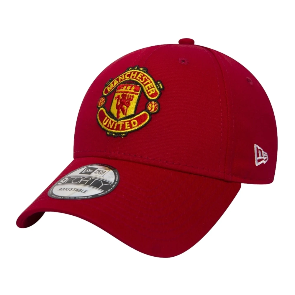 New era Rode Manchester United Basispet Red Heren