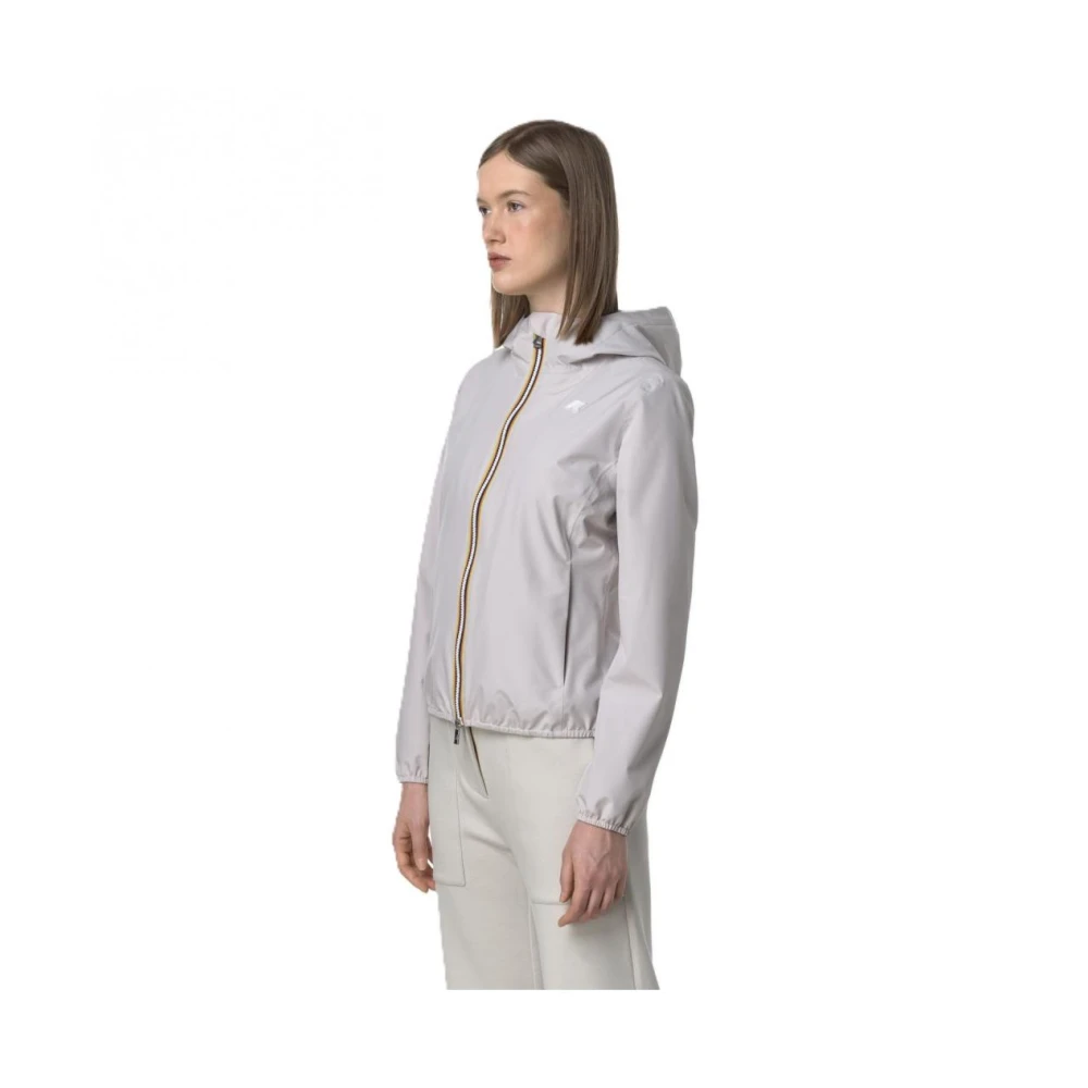 K-way Polyester Puffer en Parka Jassen White Dames
