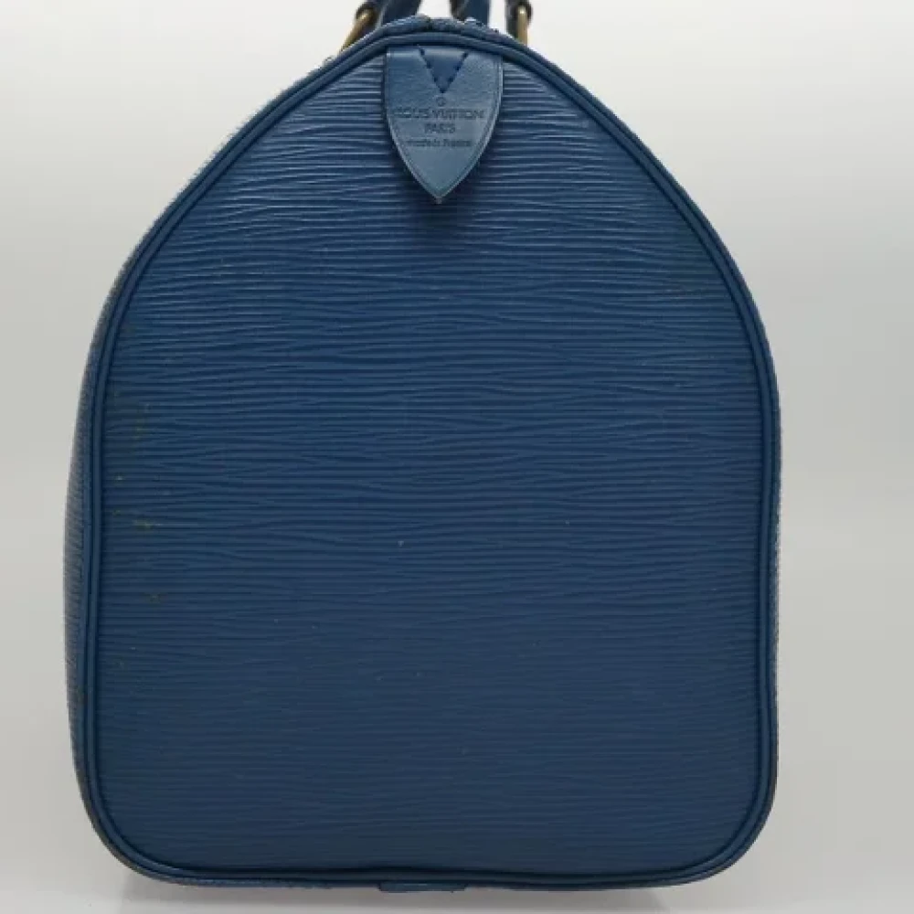 Louis Vuitton Vintage Pre-owned Leather handbags Blue Dames