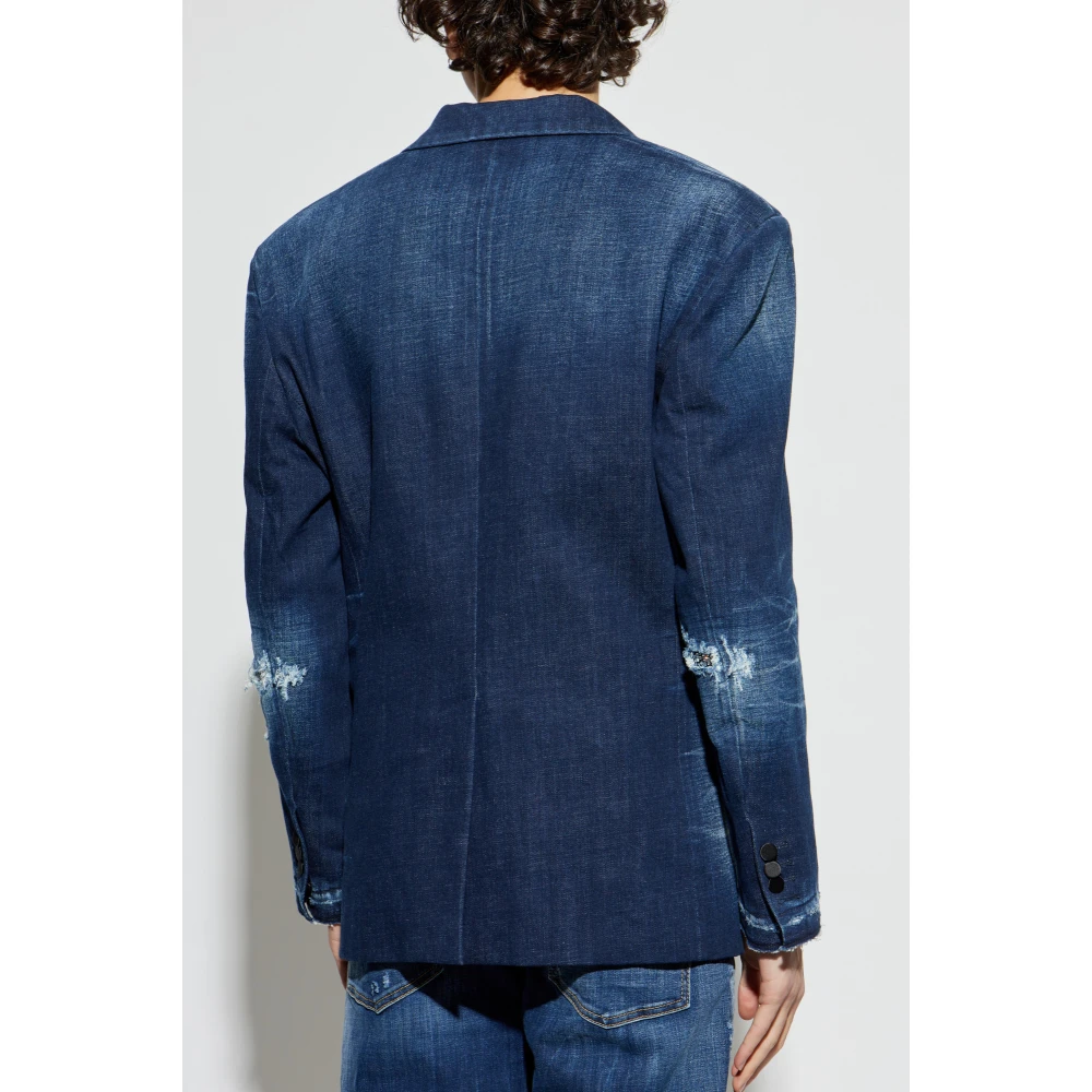 Dsquared2 Denim blazer Blue Heren