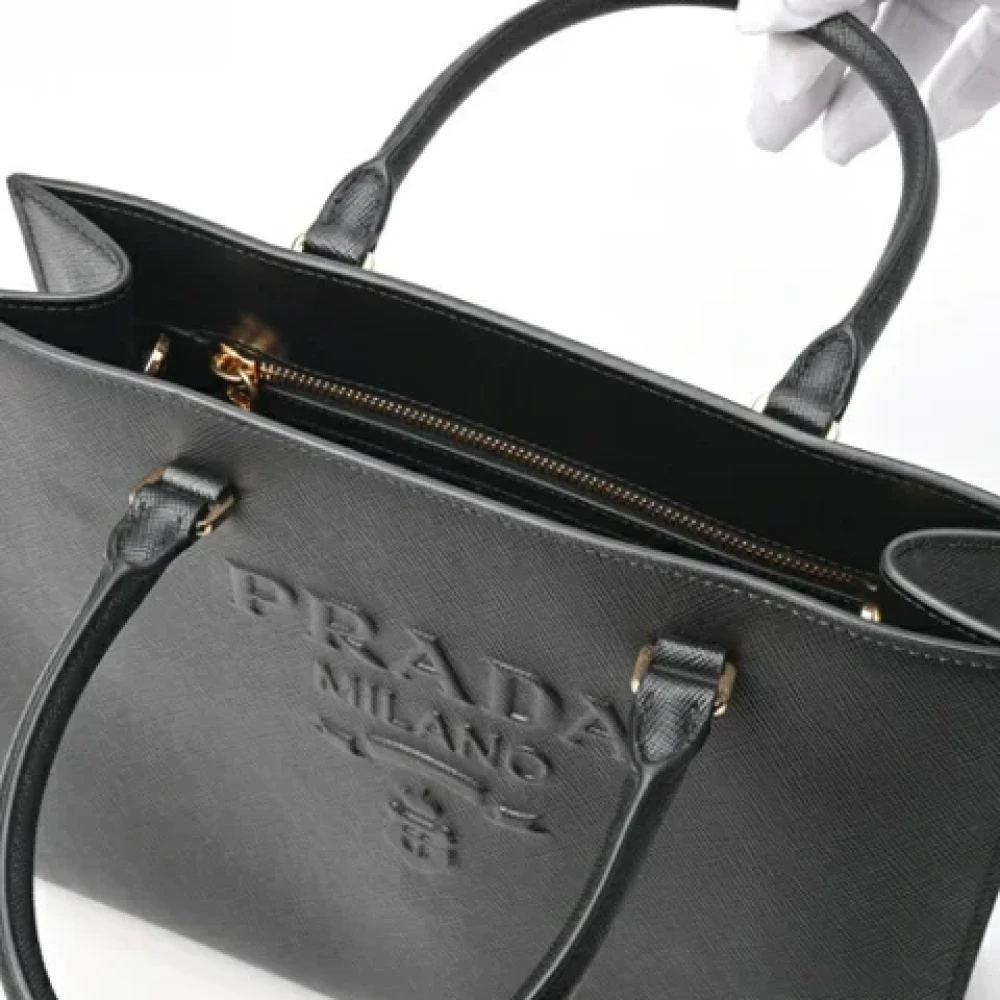 Prada Vintage Pre-owned Fabric prada-bags Black Dames