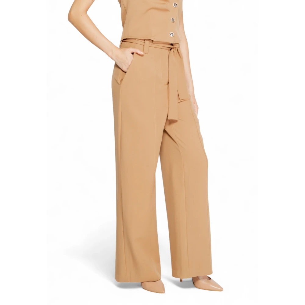 RINASCIMENTO Wijde broek Beige Dames
