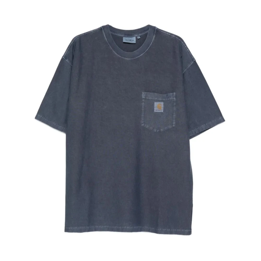 Carhartt Wip Men's Blue T-Shirts, S, Loose Pocket T-Shirt