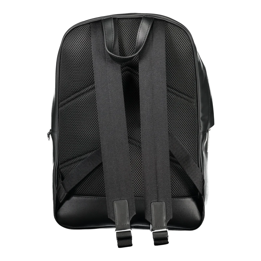 Calvin Klein Zwarte Heren Rugzak met Ritssluiting Black Heren