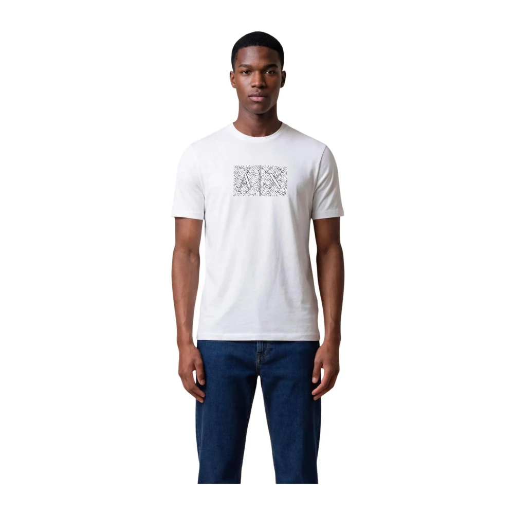 Armani Exchange Hombre Blanco Camisetas, Talla: Xl