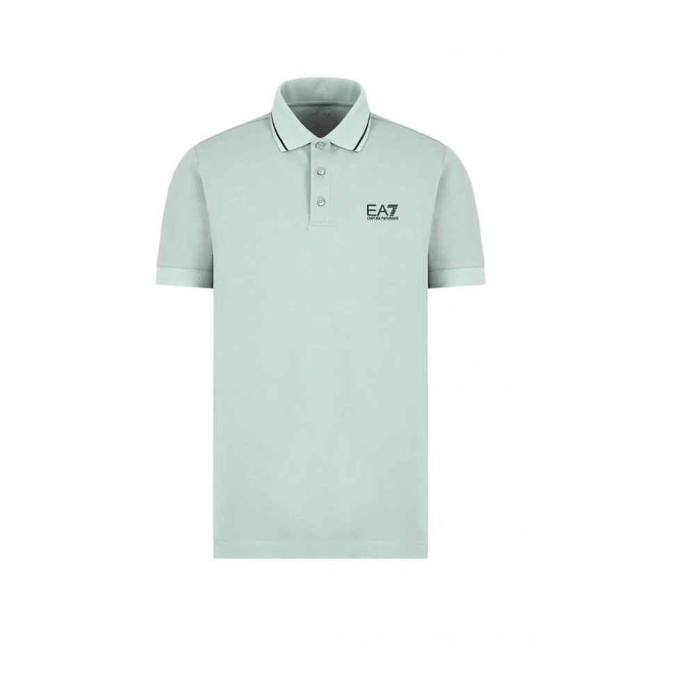 Emporio Armani Ea7 Mannelijk Groente Polo Shirts