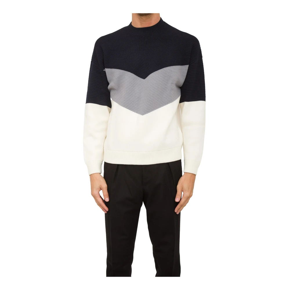 Emporio Armani Herren Multicolor Strickwaren, Mehrfarbig, Xlgröße: