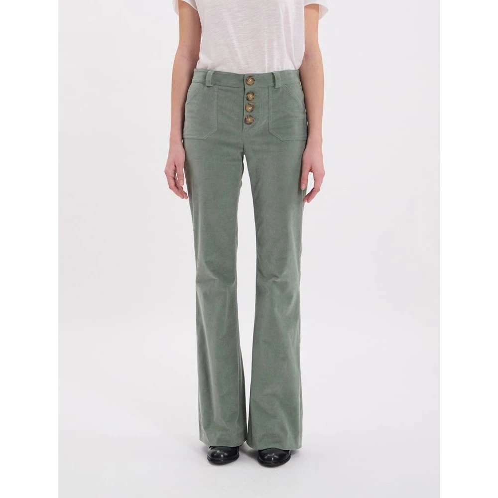 Ines De La Fressange Paris Charlotte Pants Green Dames