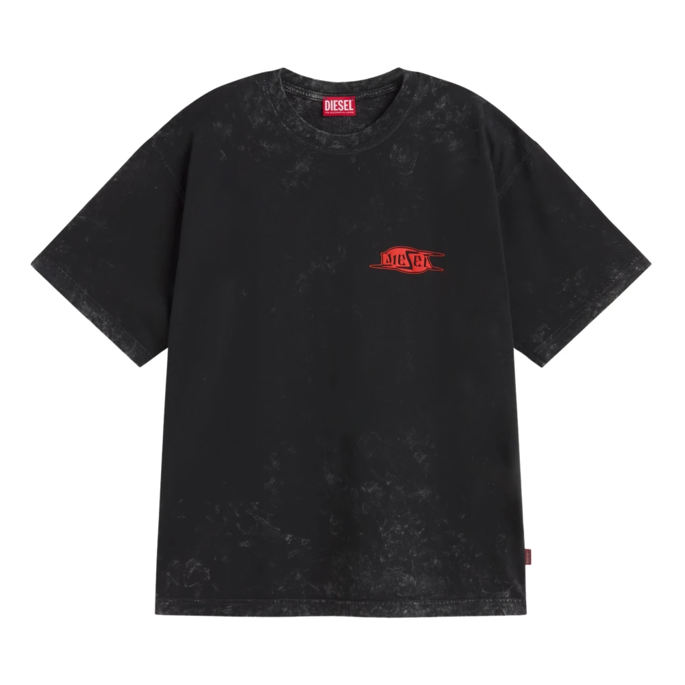 Diesel Vintage Logo T-shirt Black Heren