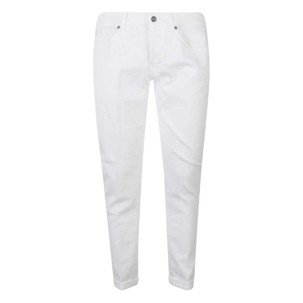 Dondup Men's White Skinny Fit Jeans, W36, George Skinny Jeans