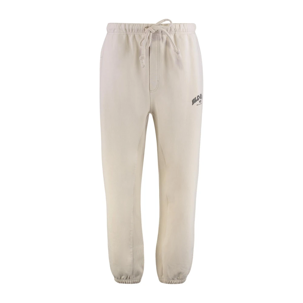Dolce & Gabbana Herr Beige Byxor L, Logo Print Jogger Pants