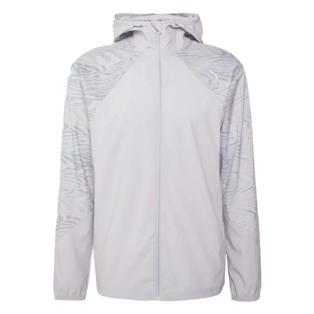 Puma Hardloop Grafische Jas Gray Heren
