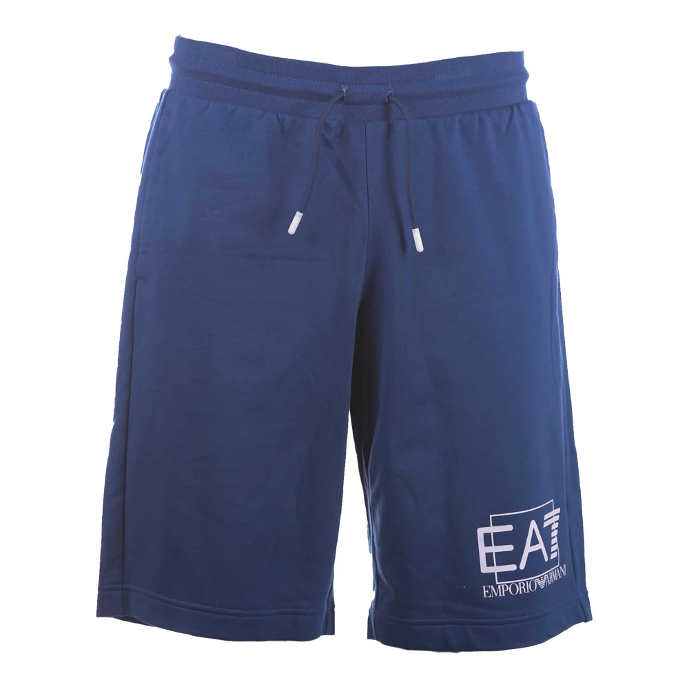 Emporio Armani EA7 Casual Shorts Blue, Herr
