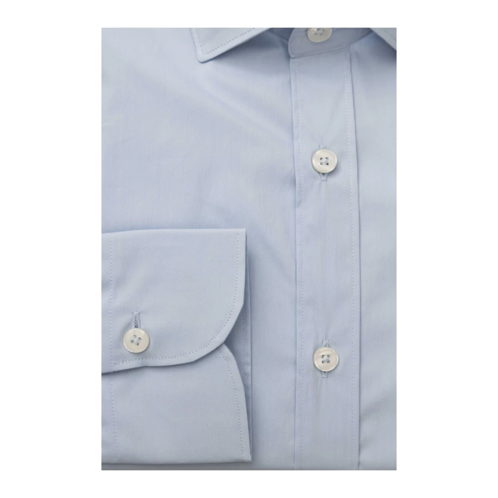 Bagutta Slim Fit Franse Kraag Overhemd Blue Heren