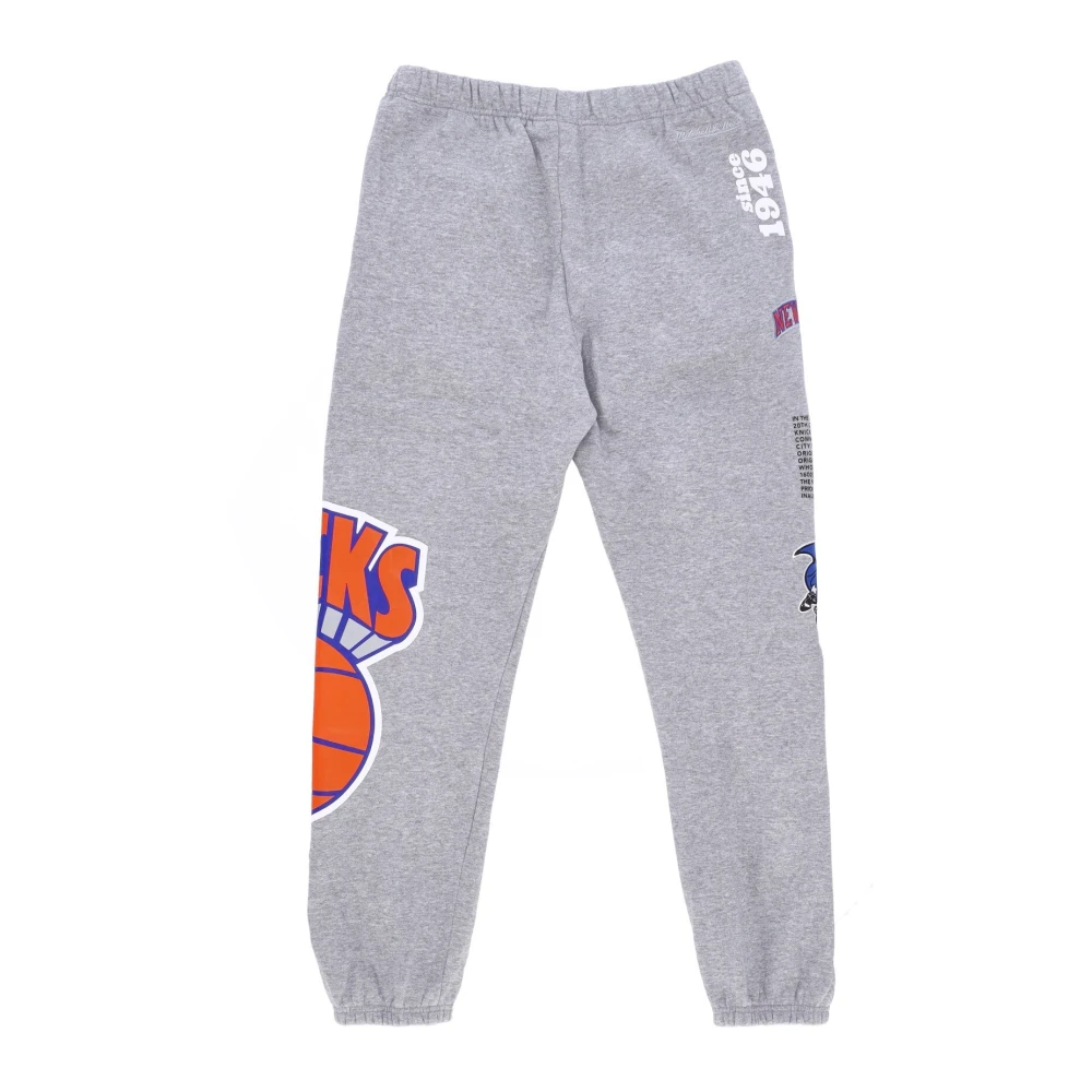Mitchell & Ness NBA Team Origins Fleece Broek Gray Heren