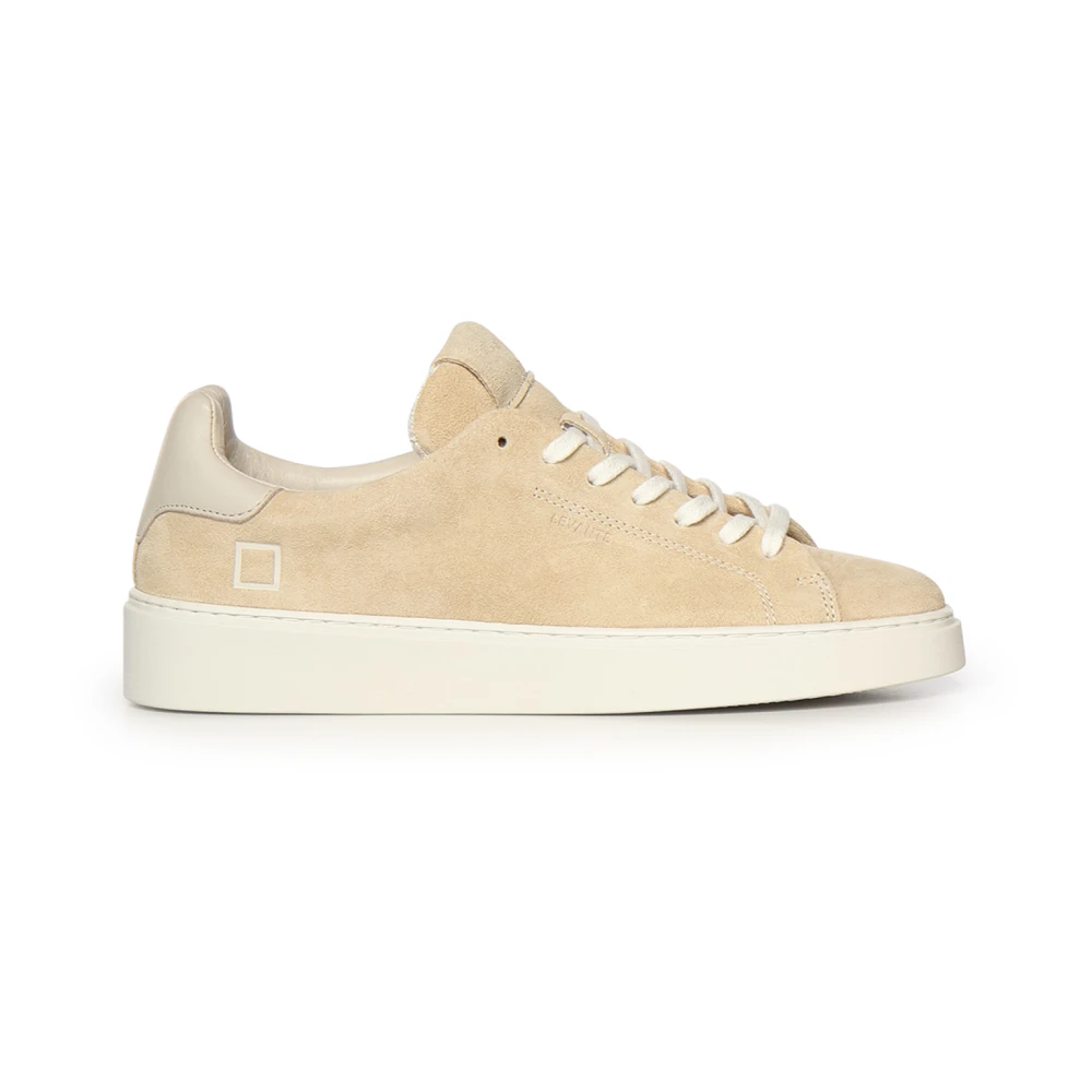 D.a.t.e. Men's Beige Sneakers, 11 Uk, Levante Suede Trainers