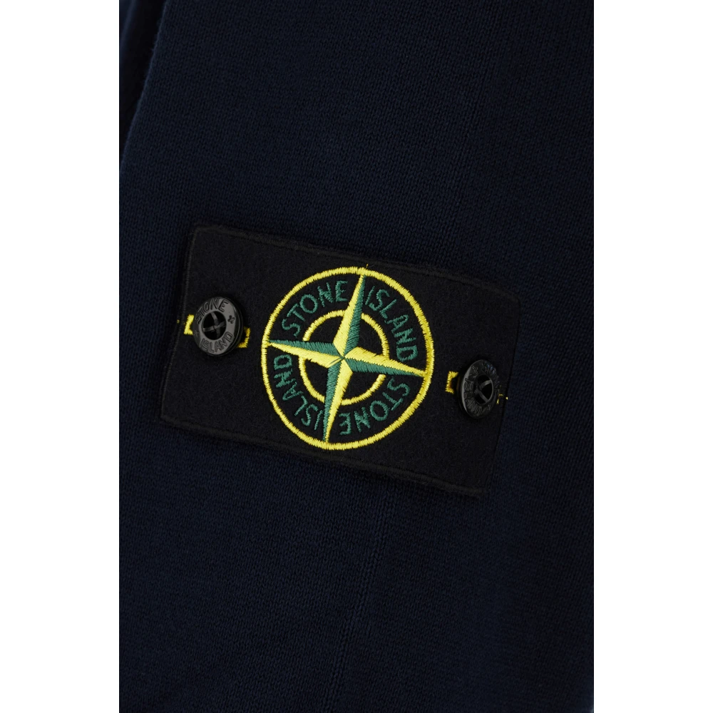 Stone Island Stijlvolle Gebreide Collectie voor Mannen Blue Heren