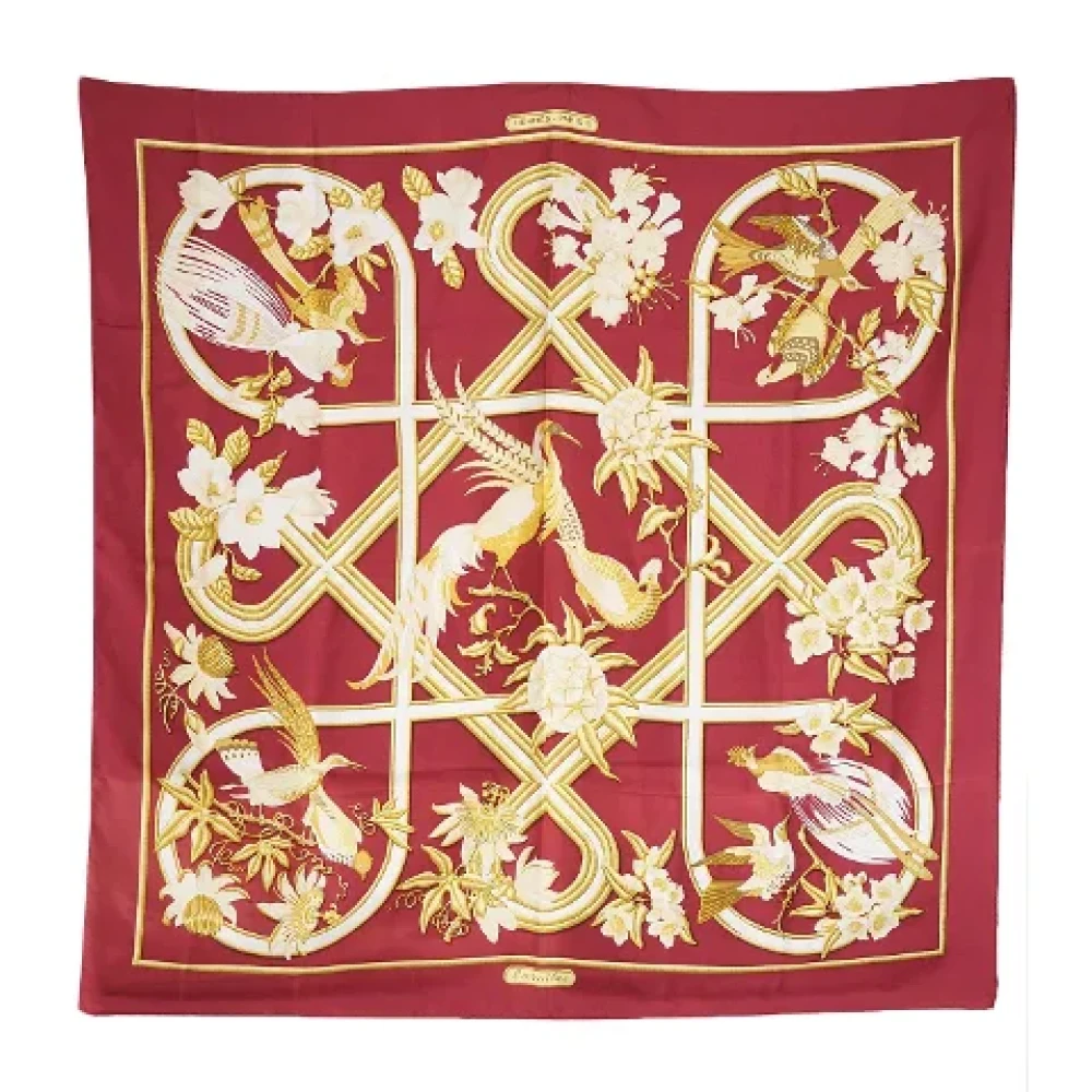 Pre-owned > Pre-owned Accessories > Pre-owned Scarves - - Hermès Vintage - Modalova