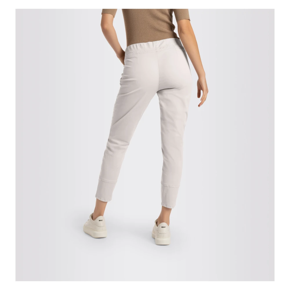 MAC Cropped Trousers Beige Dames