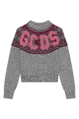 Intarsia Logo Sweater