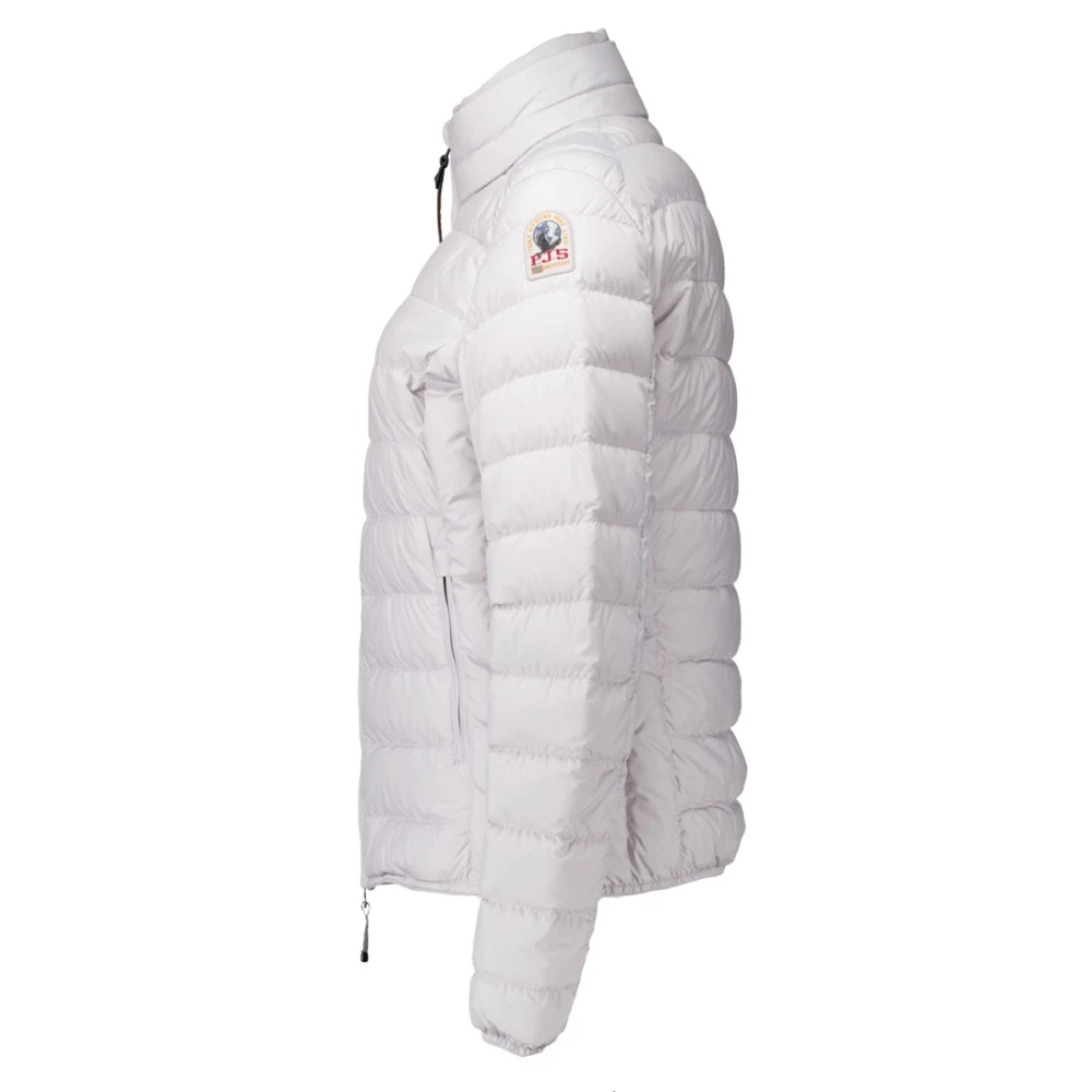 Parajumpers Geena Gewatteerde Lichtgrijze Jassen White Dames