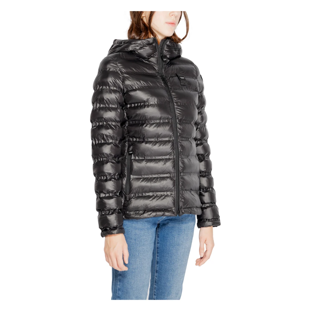 Blauer Damesjassen en Mantels Collectie Black Dames