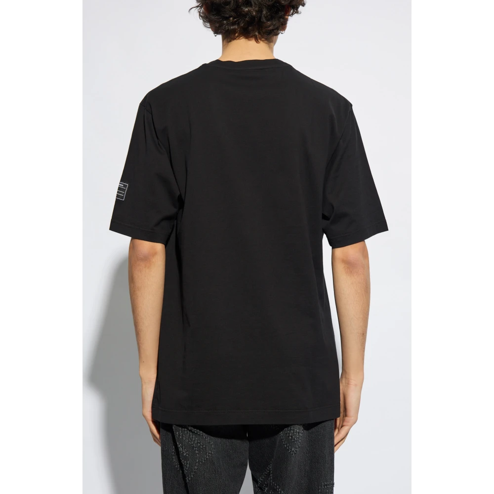 Dolce & Gabbana T-shirt met logo Black Heren