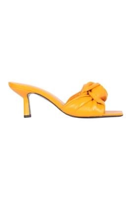 Curve Heeled Mules