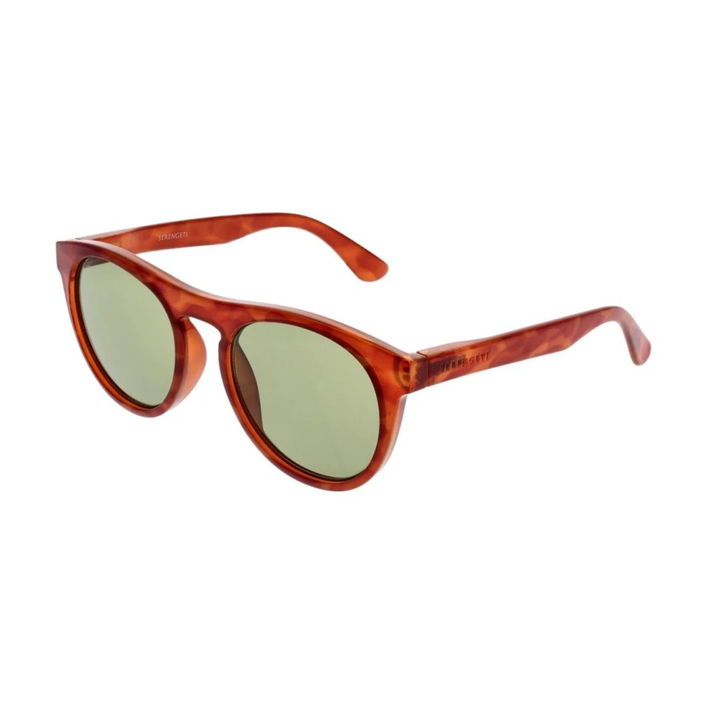 Serengeti Unisex Orange Sunglasses, One Size, Photochromatic Full-Rim Sunglasses