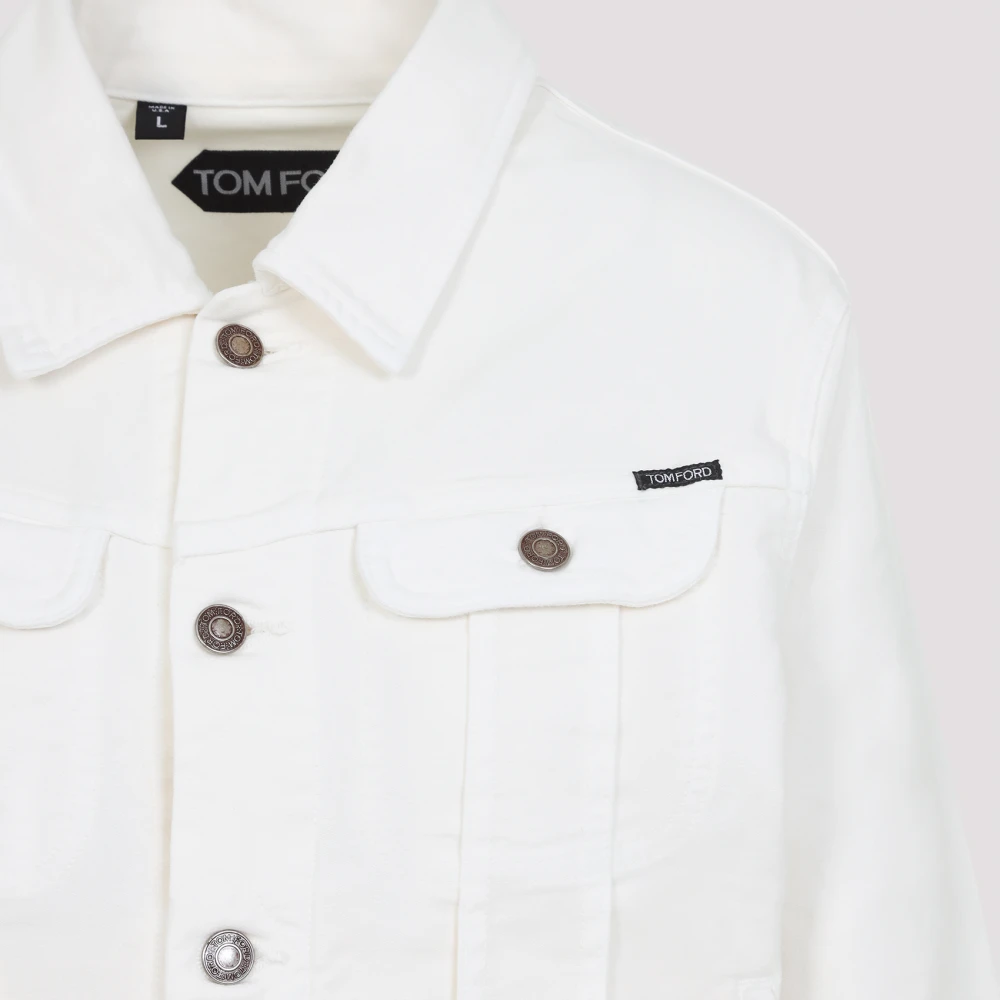 Tom Ford Denim Jacket Off White Dames