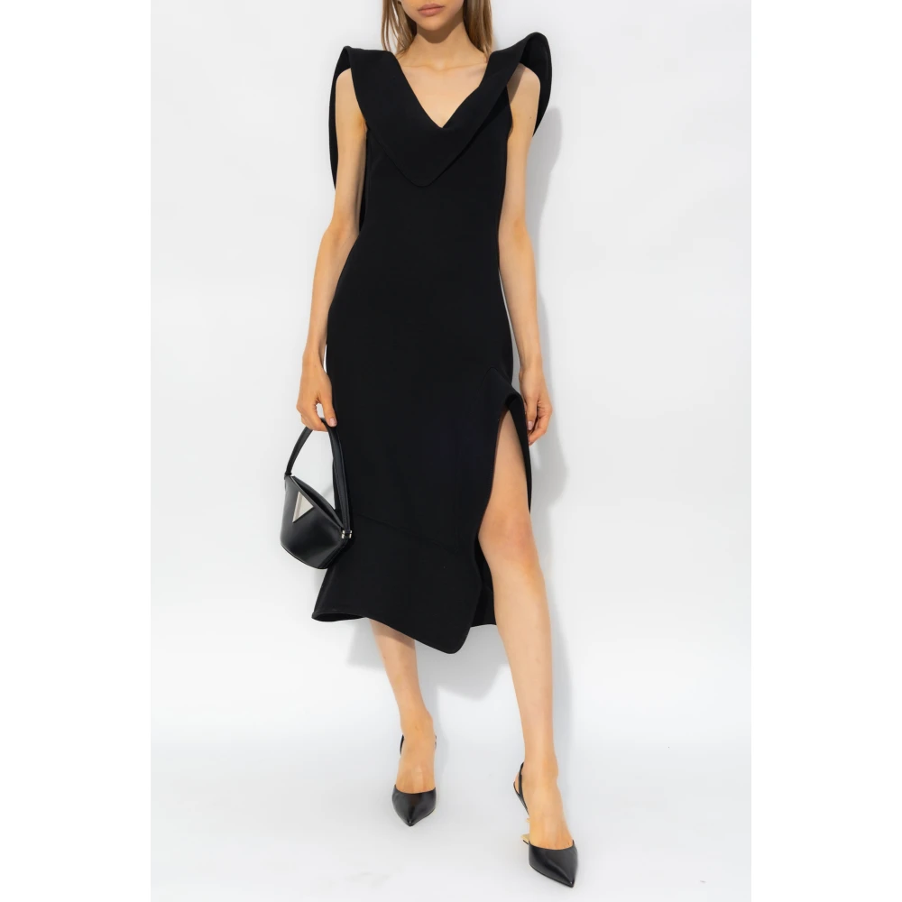 Bottega Veneta Mouwloze jurk Black Dames