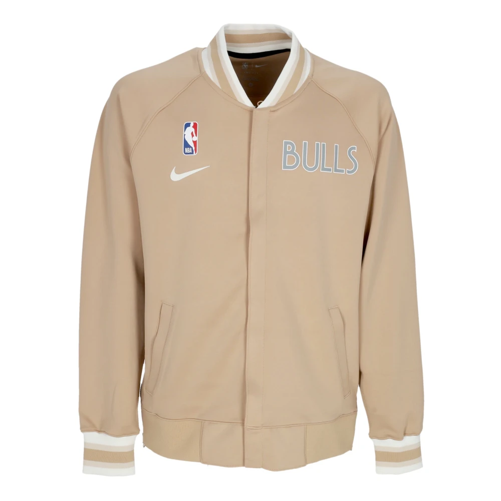 Nike Chicago Bulls City Edition Sweatshirt Brown, Herr