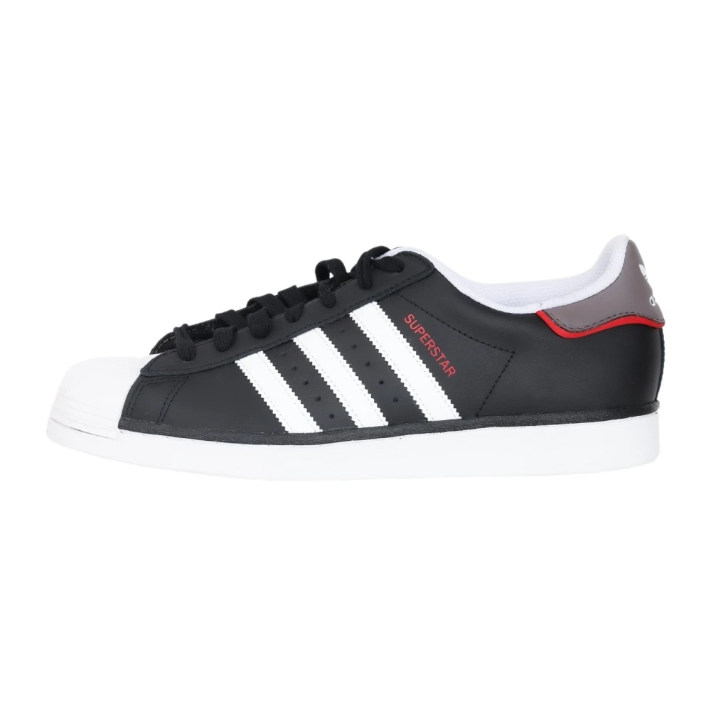 Adidas Originals Superstar Svarta Sneakers Black, Herr