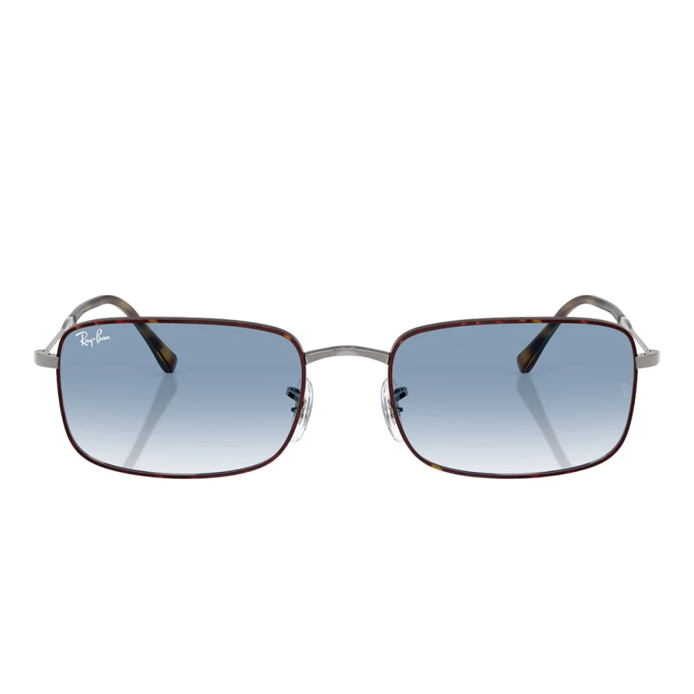 Ray-Ban Unisex Brown Sunglasses, 59 Mm, Rectangular Metal Sunglasses