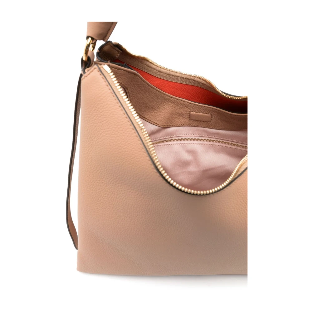 Coccinelle Beige Boheme Tote Tas met Gevlochten Handvat Beige Dames