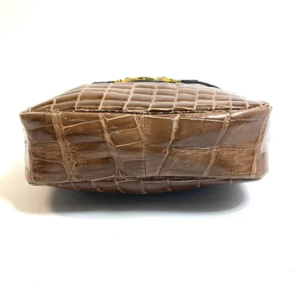 Dior Vintage Pre-owned Fabric dior-bags Brown Dames