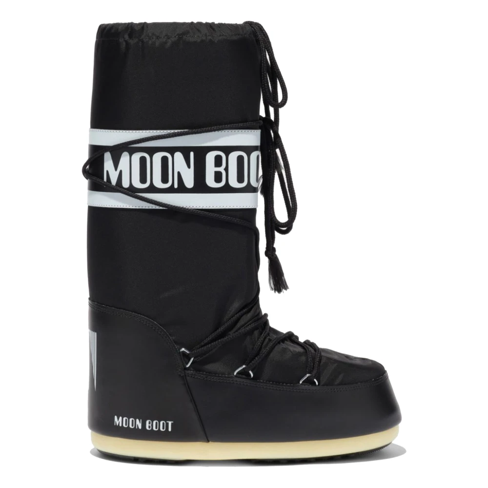 Moon Boot Svart Ikonisk Nylon Vinterstövlar Black, Unisex