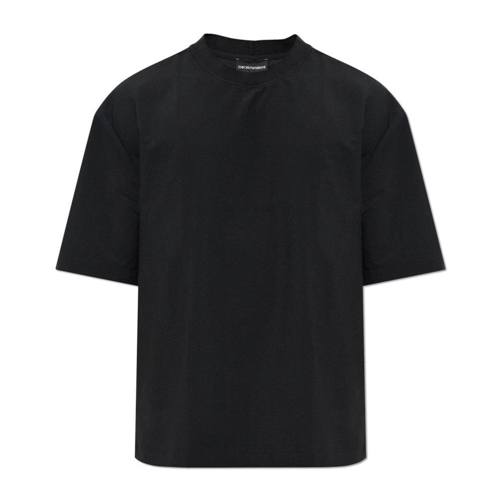 Emporio Armani Herren Schwarz Oberteile, K, Xlgröße: