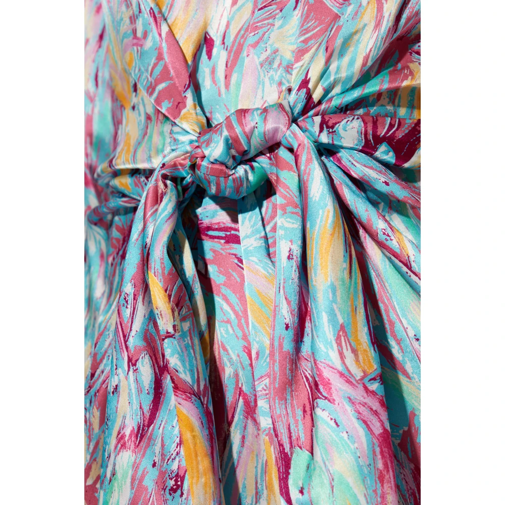 Balmain Zijden jurk Multicolor Dames